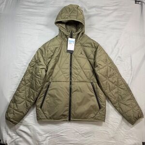 Nike Jordan Therma Fit Jacket Mens Med Quilted Hooded Olive Green MSRP $150